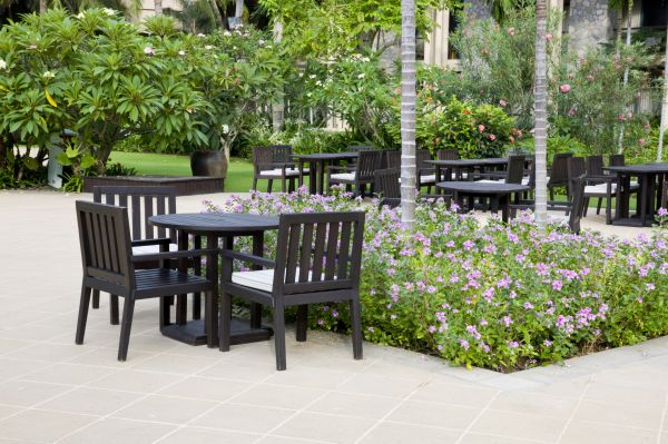 Courtyard Landscaping in Merrillville