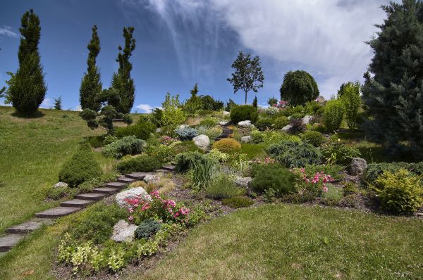 Steep Terrain Landscaping in Merrillville