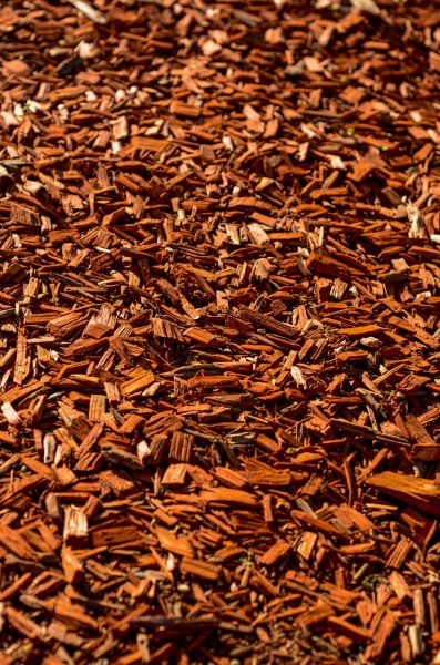 Cedar Mulch Spreading in Merrillville